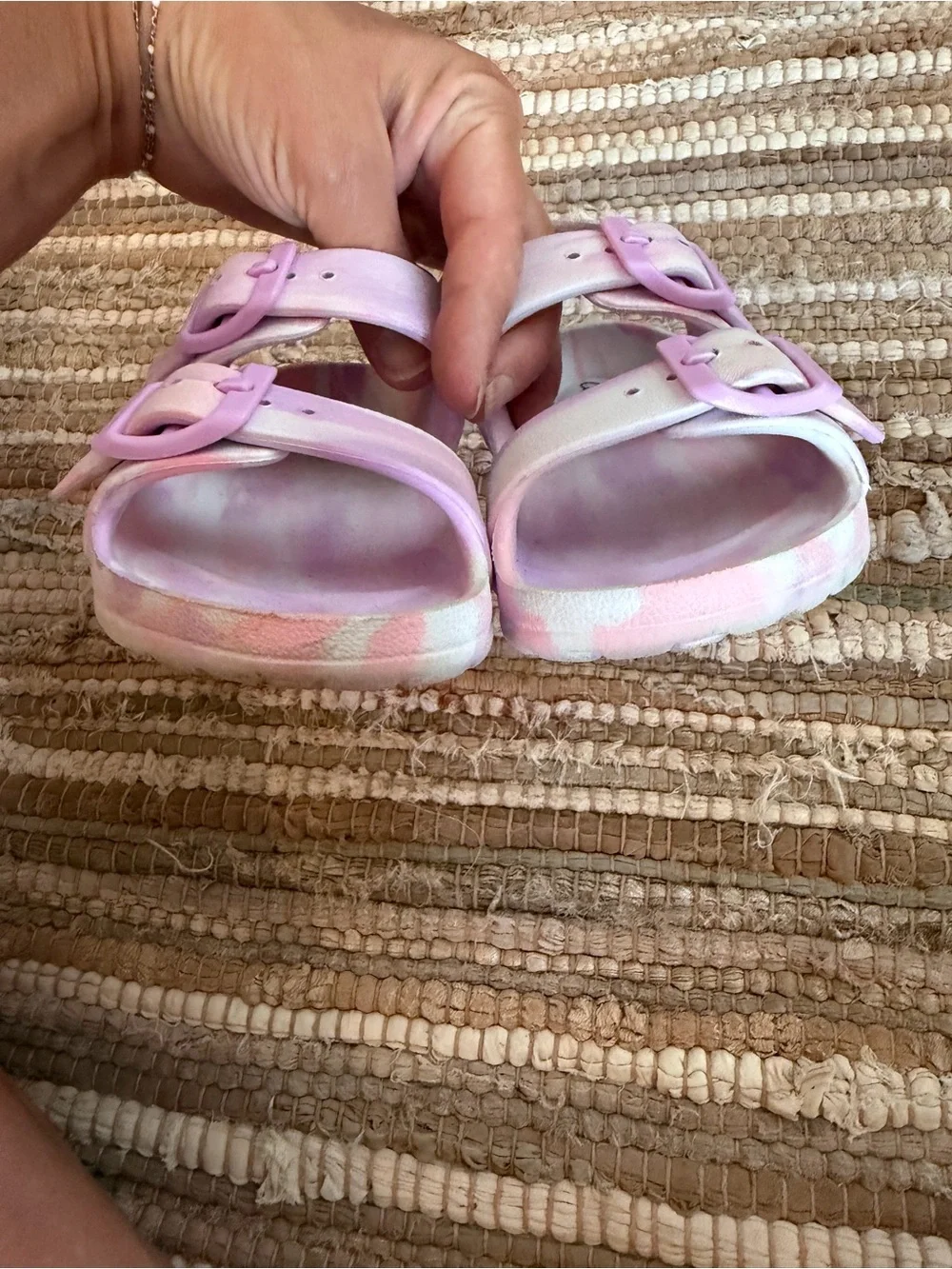 Cat & Jack Tie-Dye Sandals Size 8